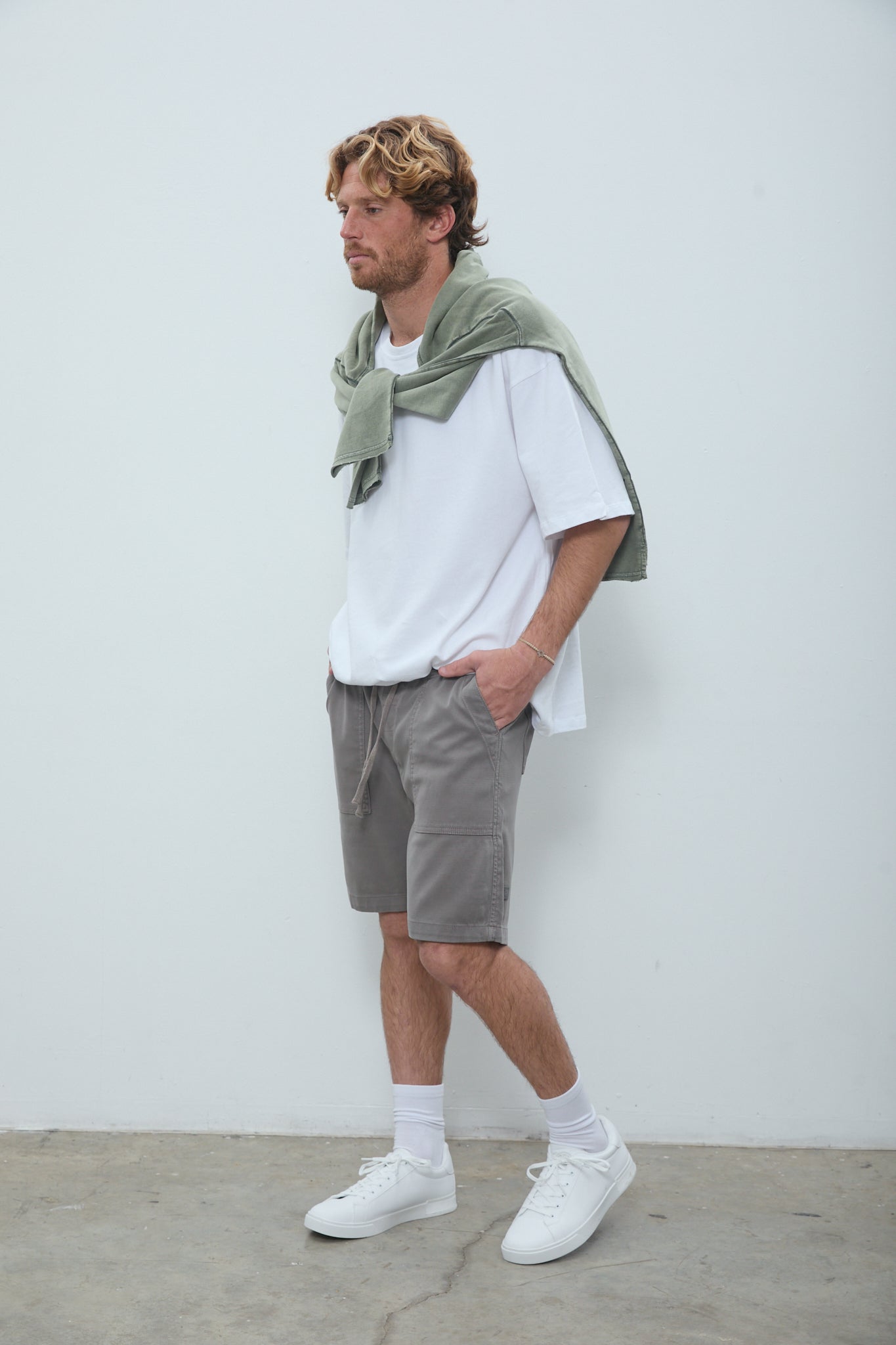 Castel Bermuda Shorts Vintage Grey