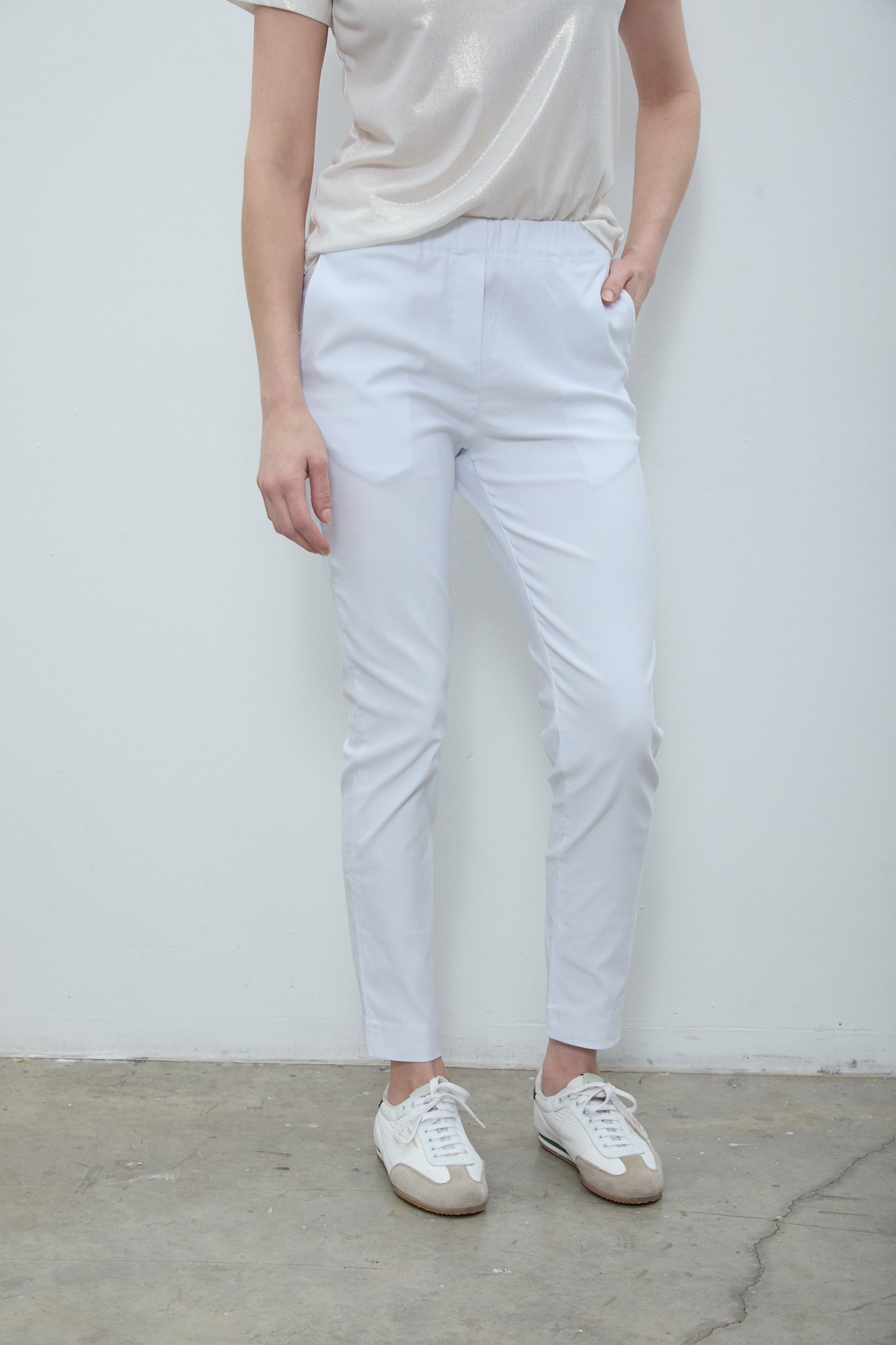 Barbara Pants White