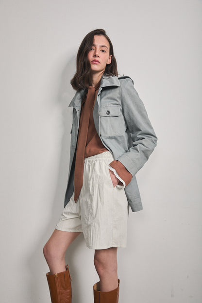 RENOIR MILITARY JACKET Light Grey