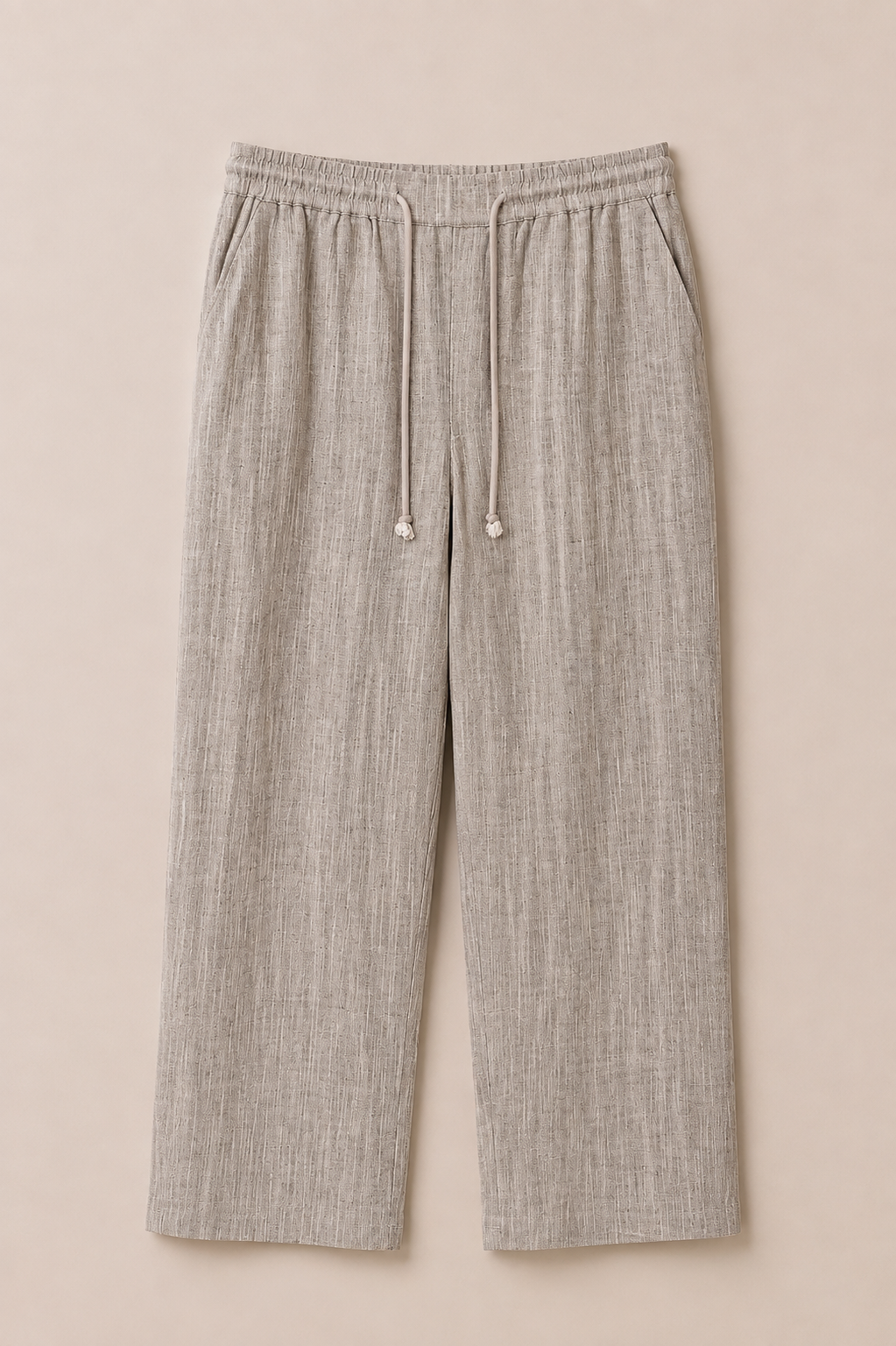 Relaxed linen pants Mocha