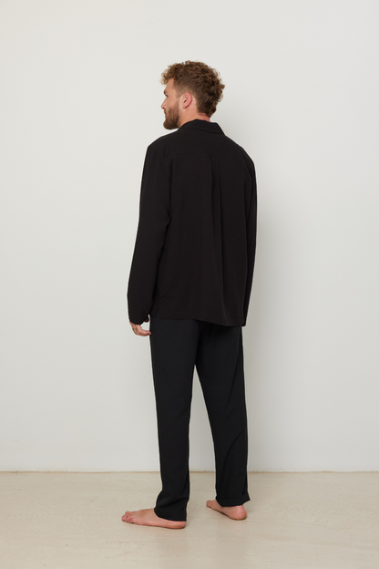Relaxed Pocket Shirt black