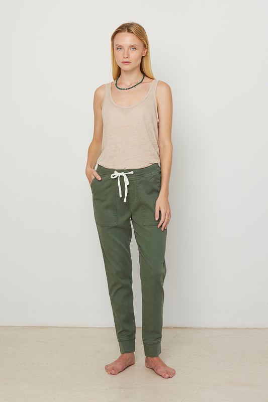 Pants Dark Green