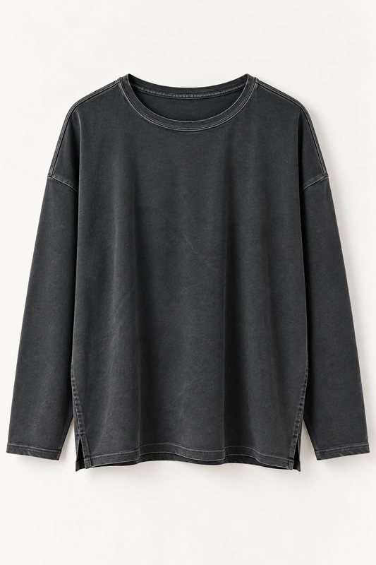 KLEE SWEATSHIRT WASHED BLACK