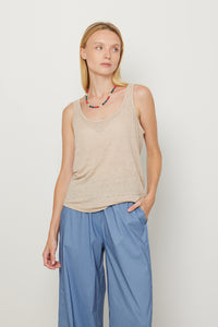 Tank-Top Light Brown