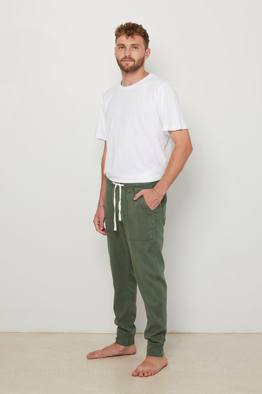 Pants Dark Green