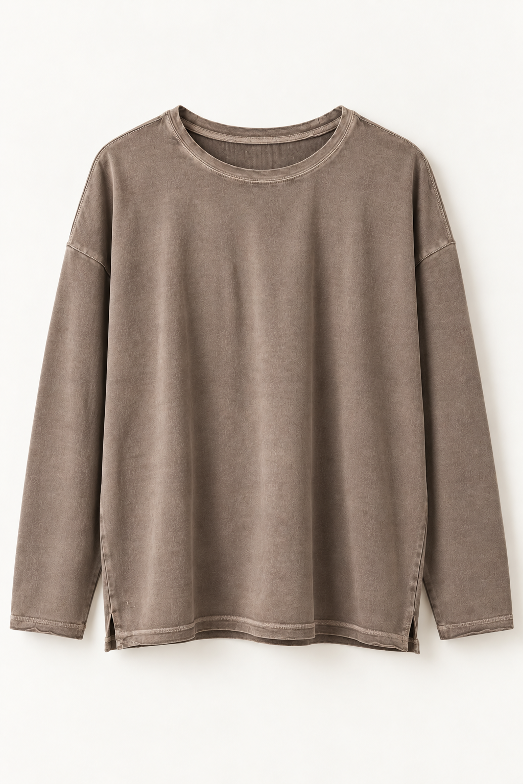 KLEE SWEATSHIRT WASHED MOCHA