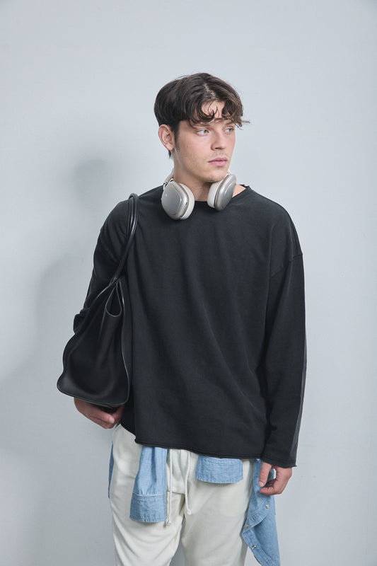 KLEE SWEATSHIRT WASHED BLACK