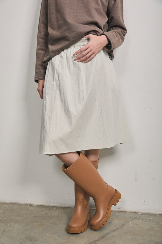 ELAN NYLON SKIRT STONE