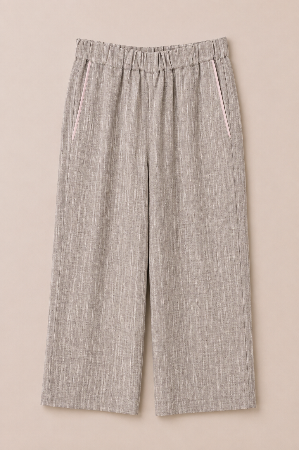 Relaxed linen pants mocha