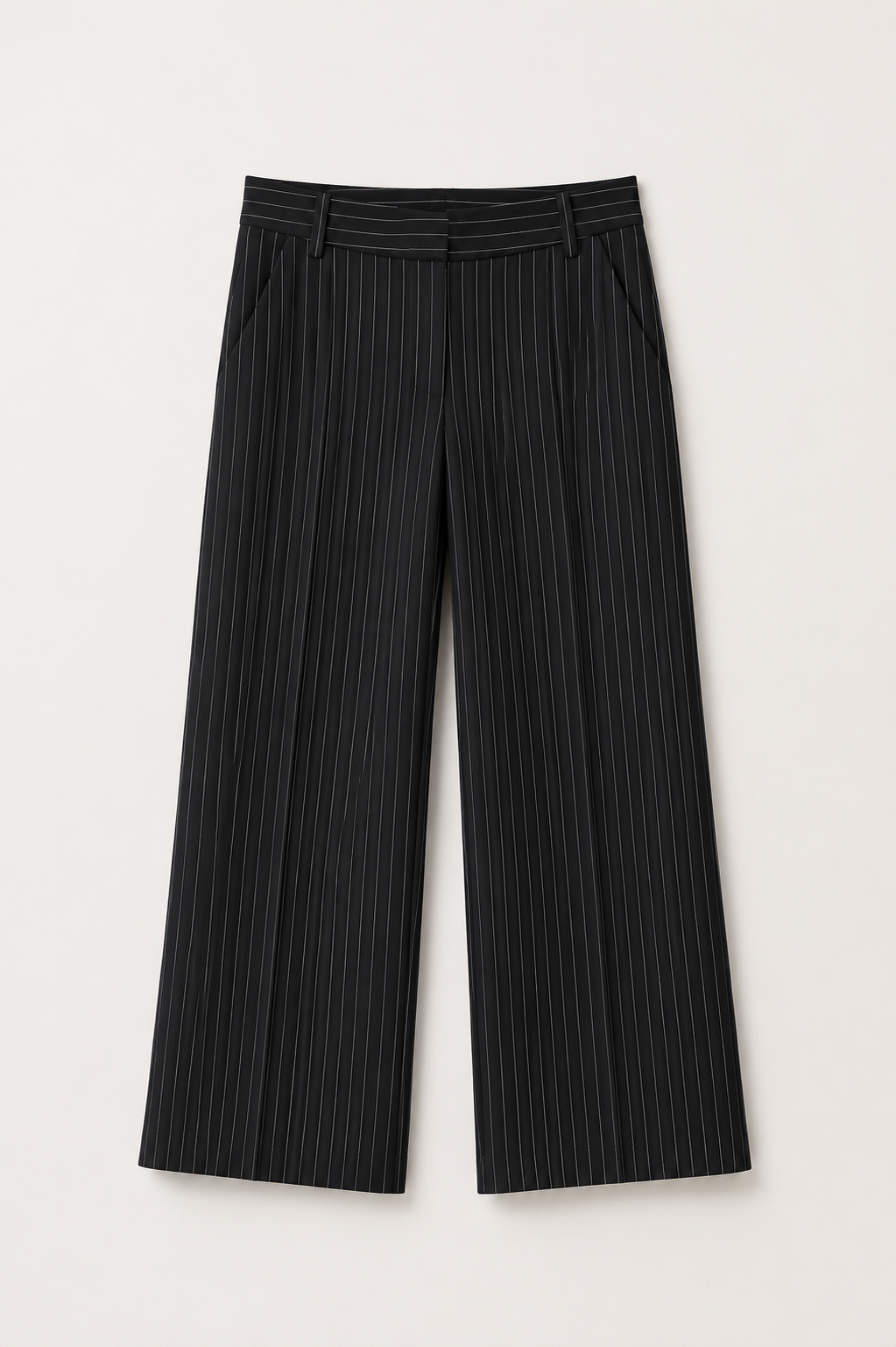Ticho Pants Black Pinstripe