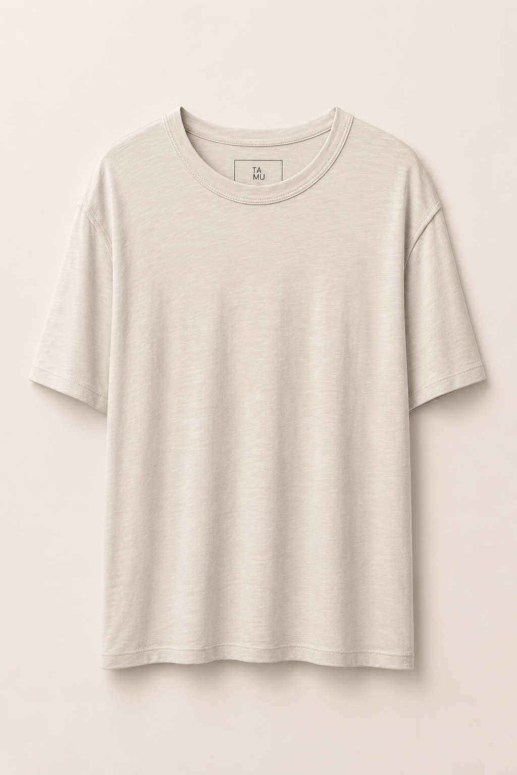 Adam Slub T-Shirt Cream