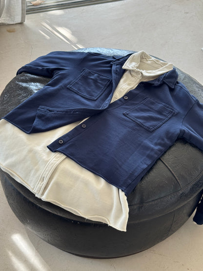 THE ISA SHIRT NAVY
