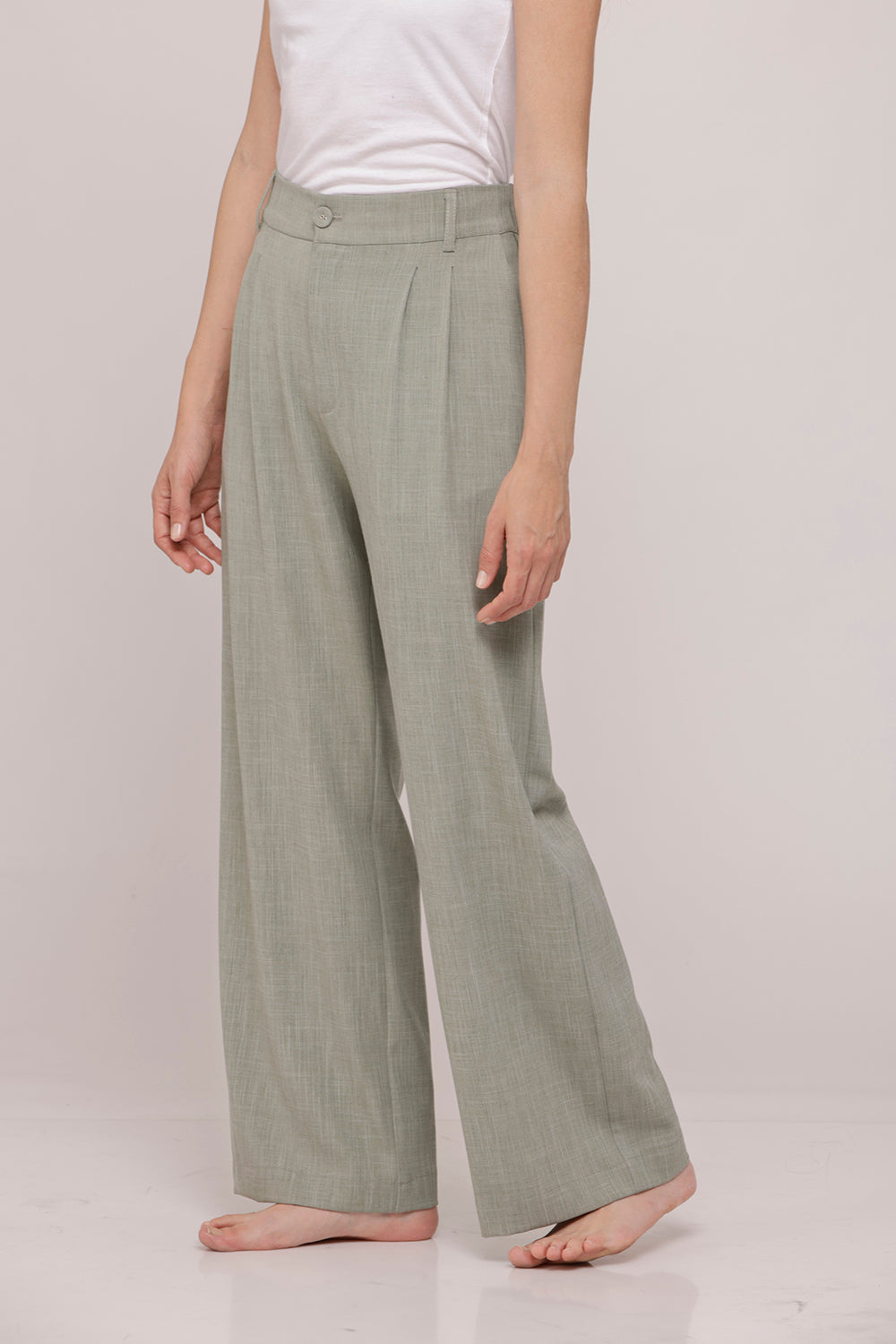 London Light Green Pants
