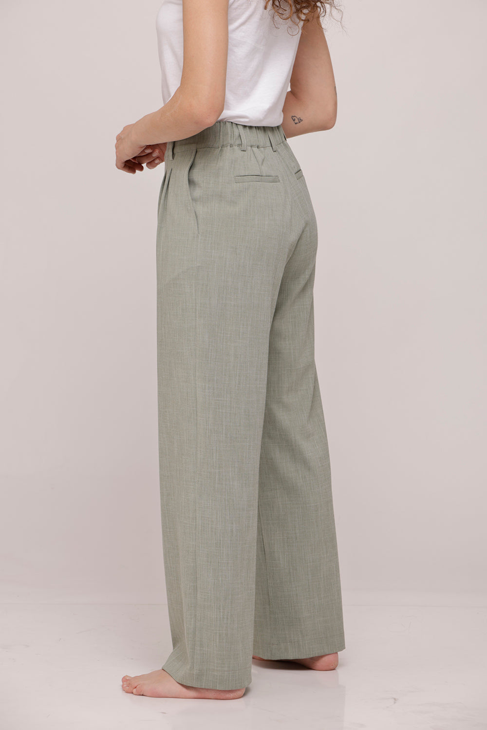 London Light Green Pants