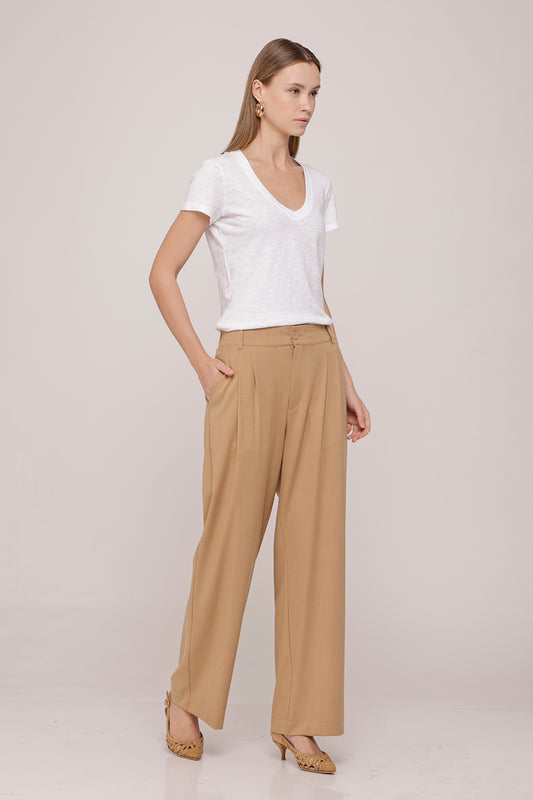 Linen Style T-Shirt White