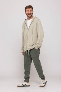 Men Hoodie Khaki