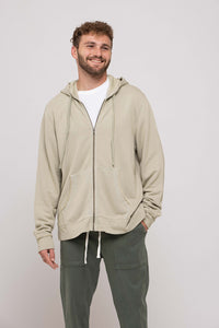 Men Hoodie Khaki