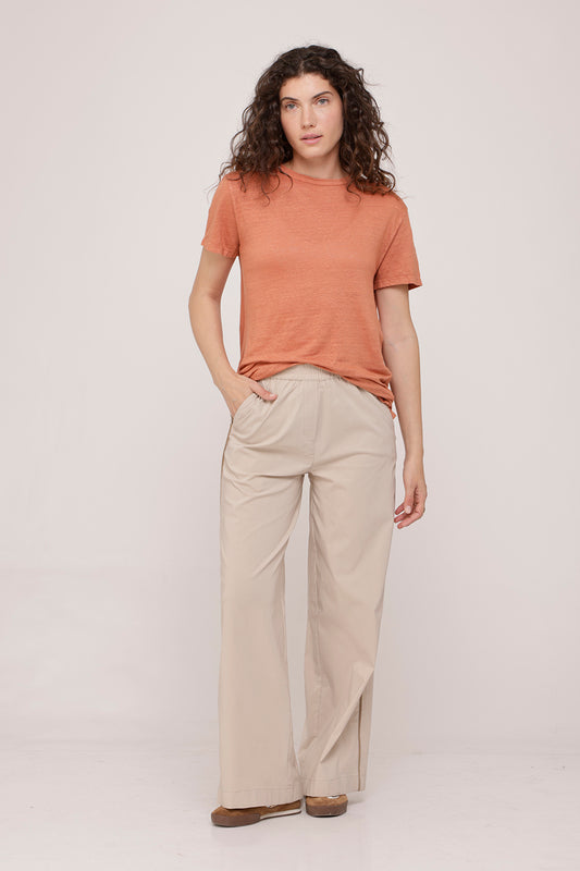 Danny Wide Pants Baige