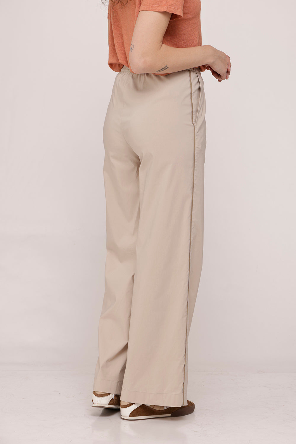 Danny Wide Pants Baige
