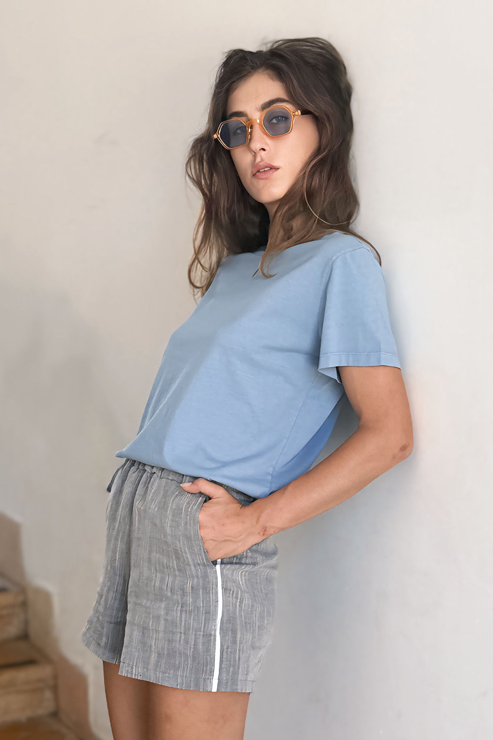 Niki T-Shirt - Blue ROMI