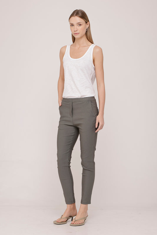 Classic Green Stripes Pants