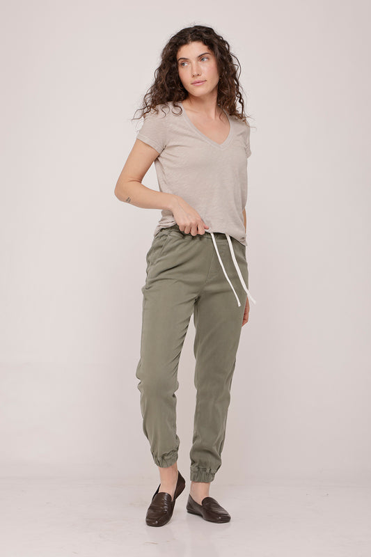 Linen Style T-Shirt Soft Sand