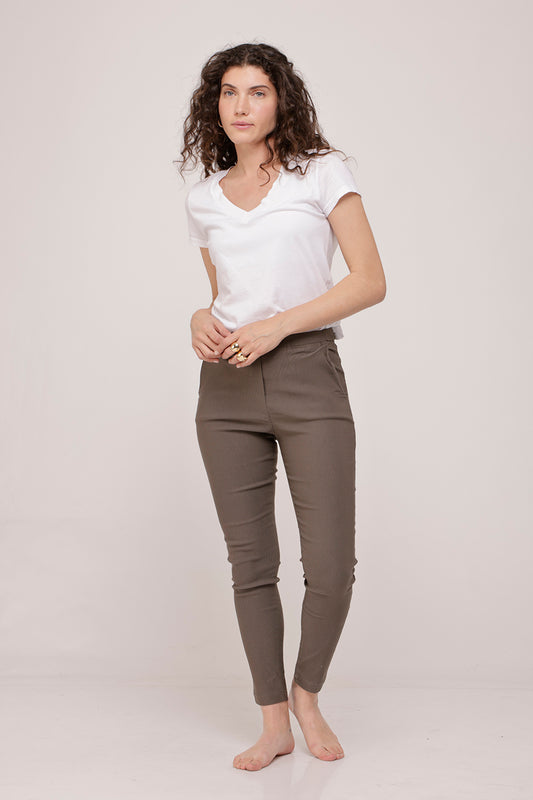 Classic Brown Stripes Pants