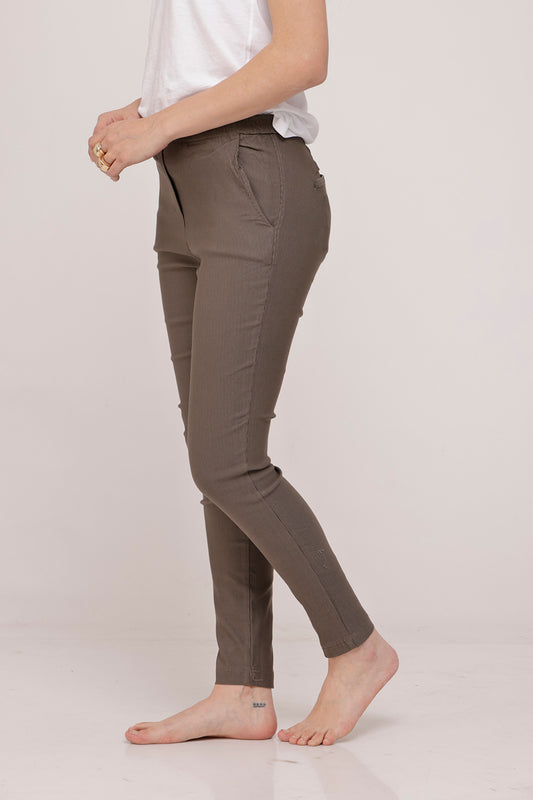 Classic Brown Stripes Pants