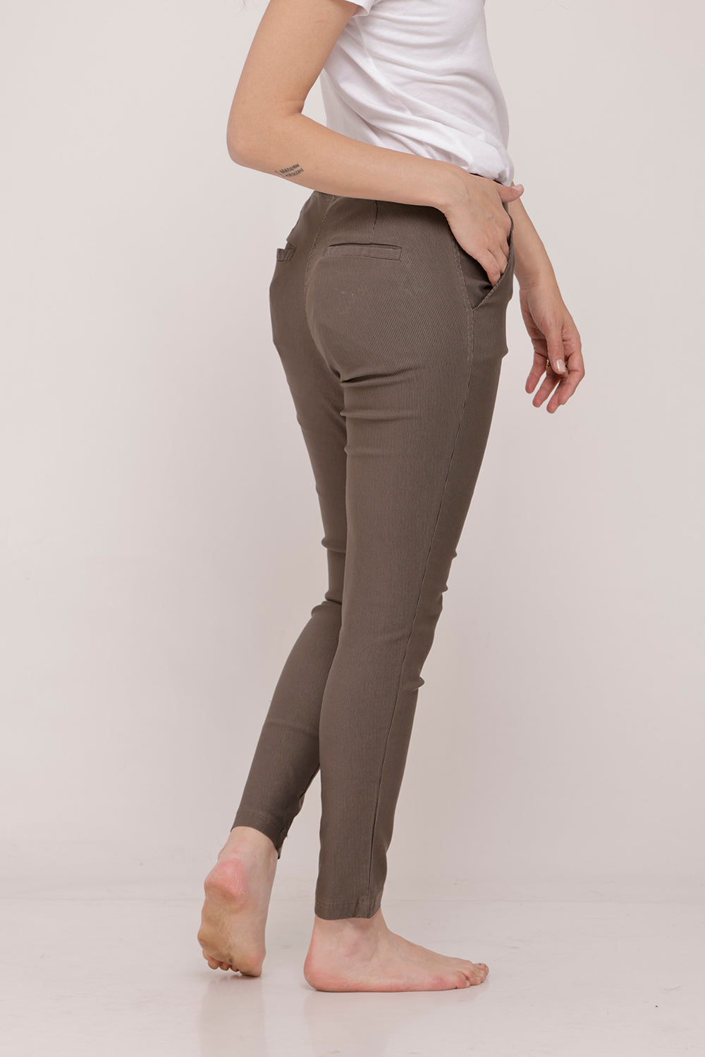 Classic Brown Stripes Pants
