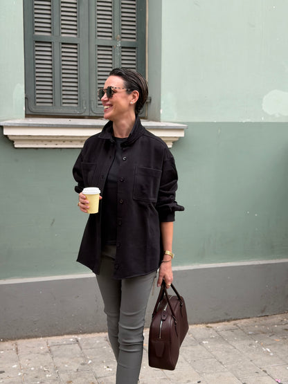 THE ISA SHIRT BLACK