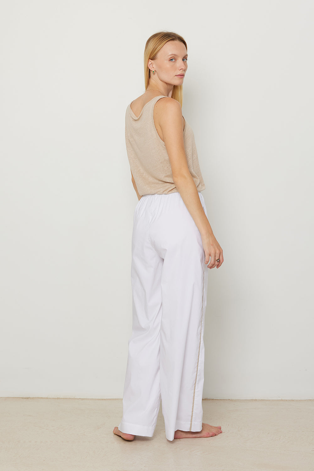 Danny Wide Pants White