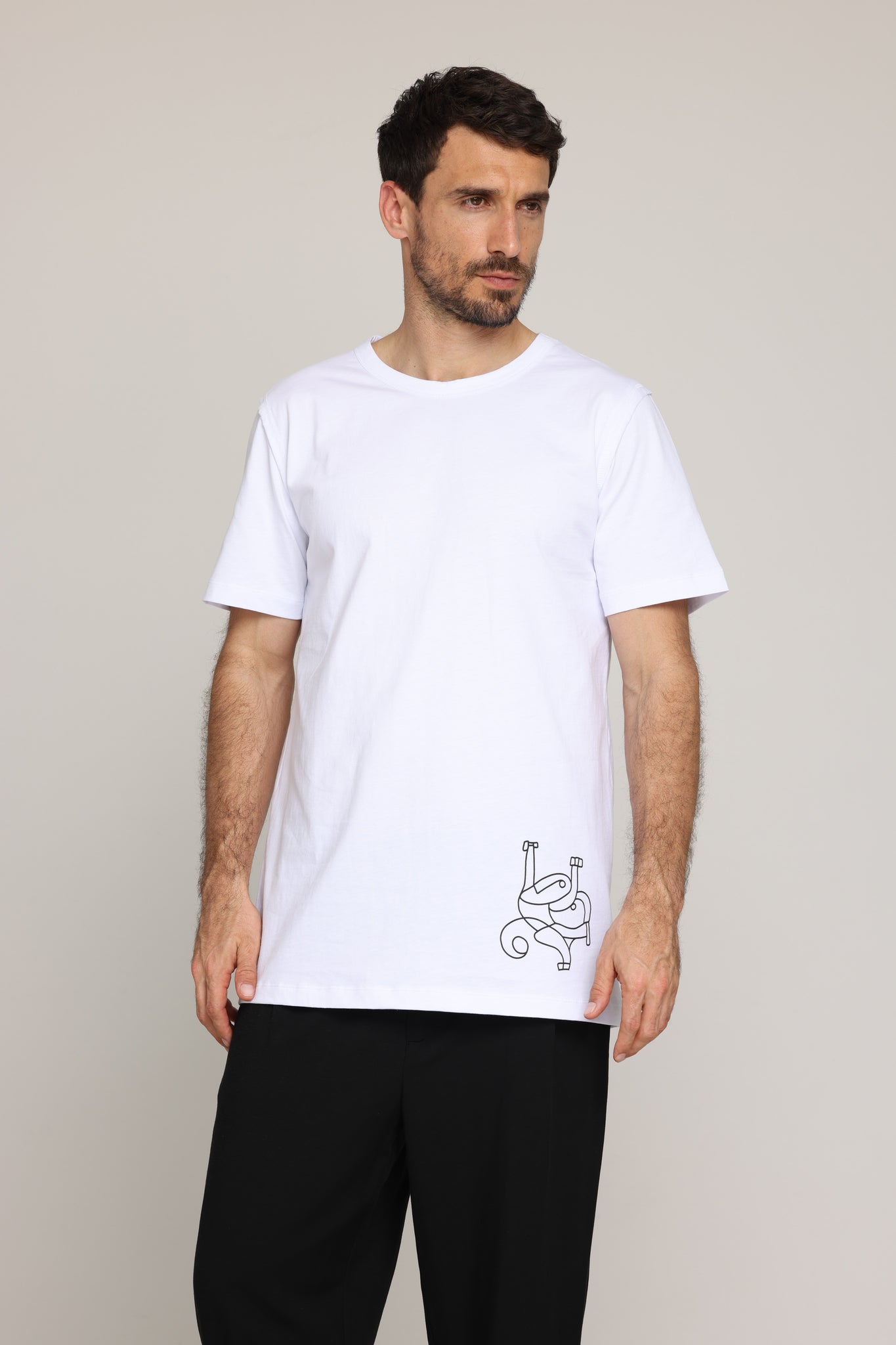 White T-Shirt NOVA front