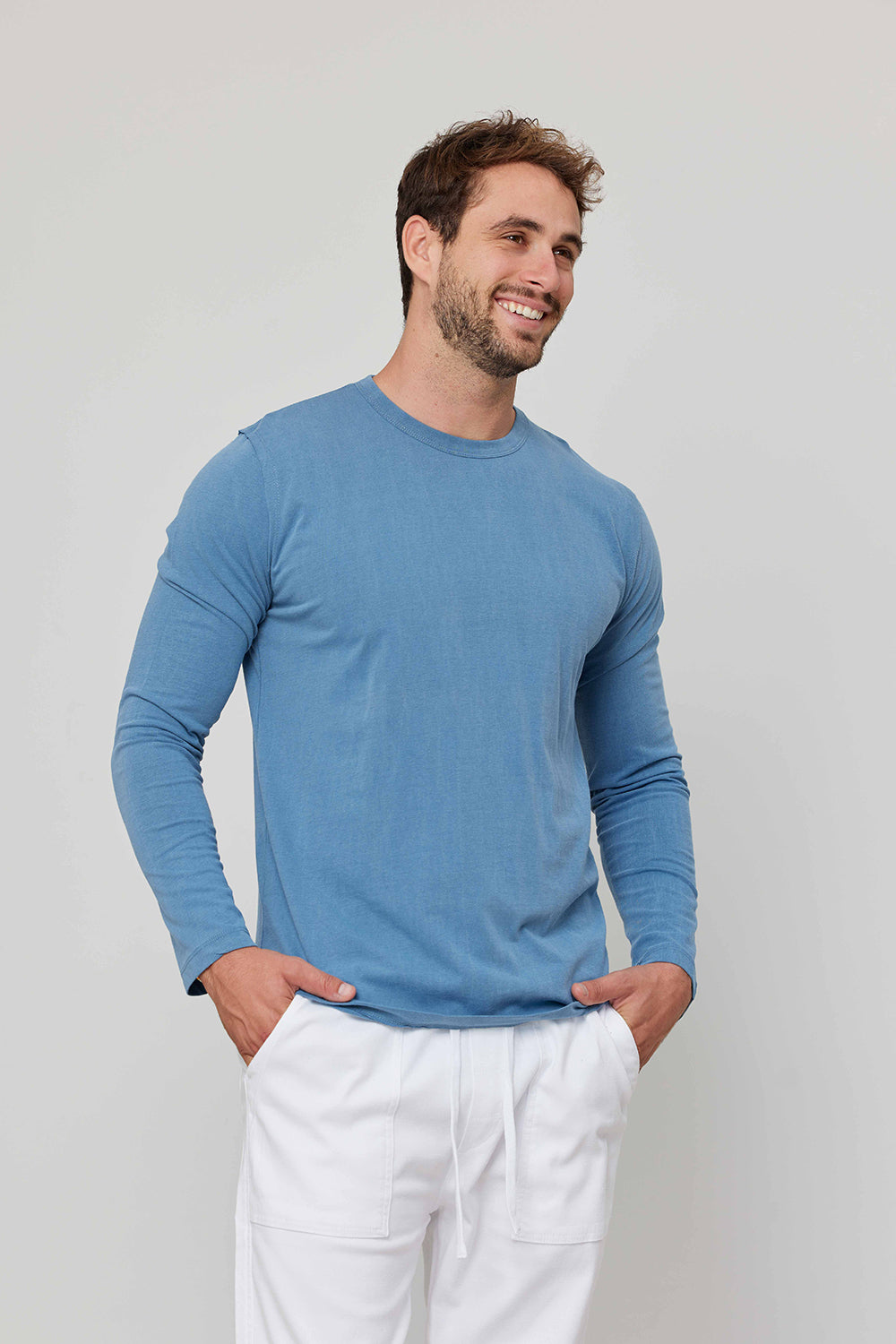 Blue Long Sleeve T-Shirt