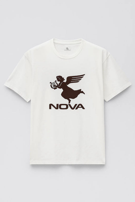 Cream T-Shirt NOVA Brown Angel