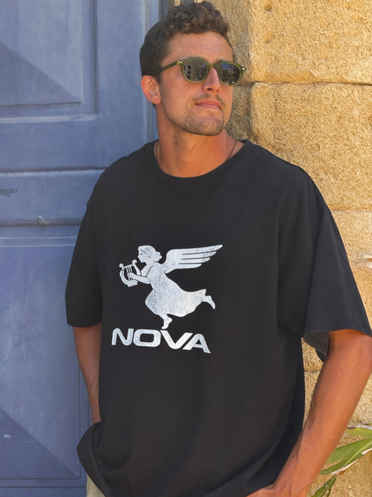 Black T-Shirt NOVA White Angel