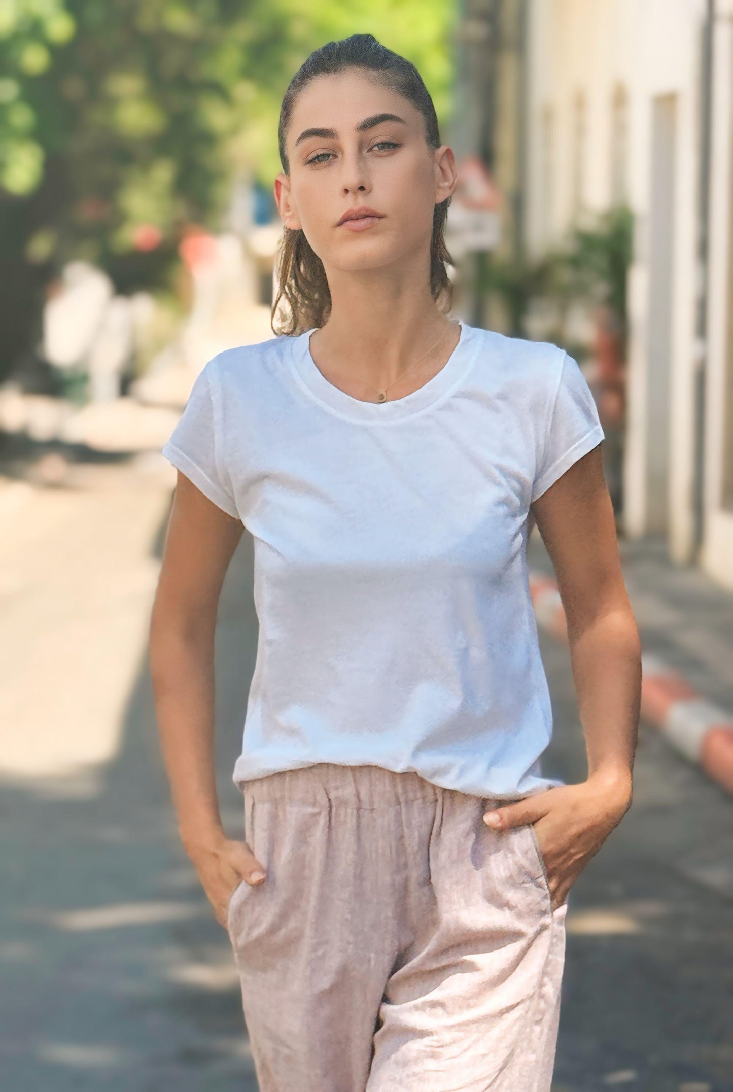 Niki T-Shirt Light Cream