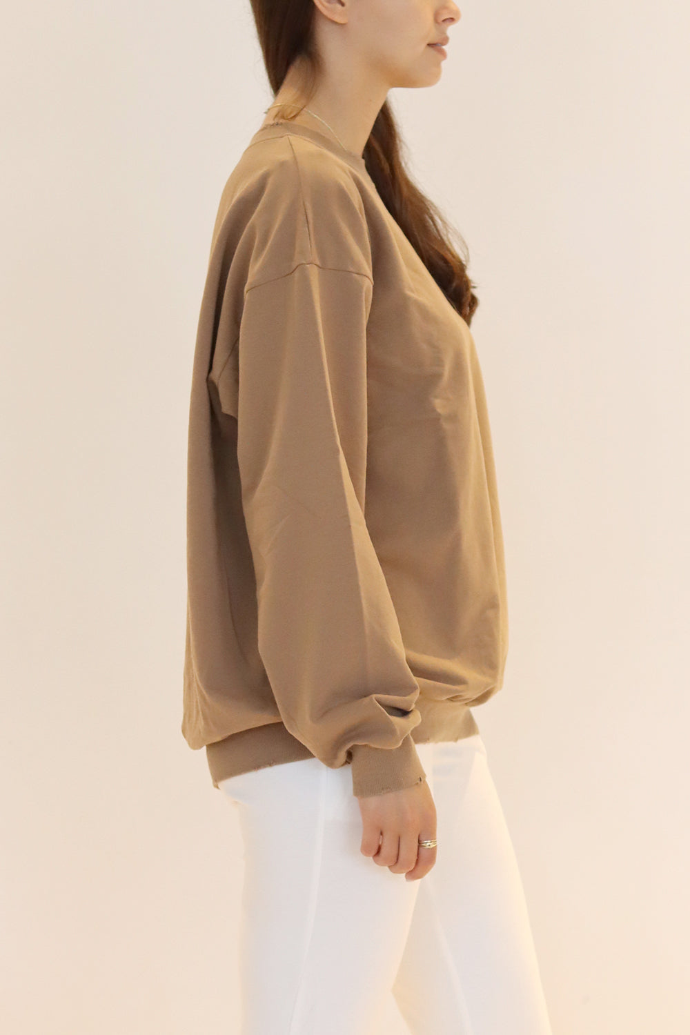 Unisex Sweat-Shirt Camel