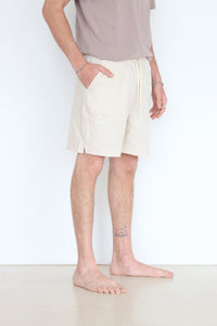 Short Linen Pants Natural