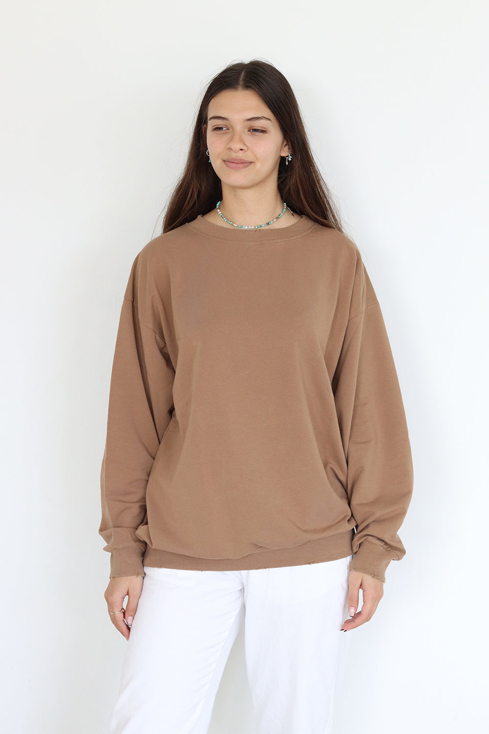 Unisex Sweat-Shirt Camel